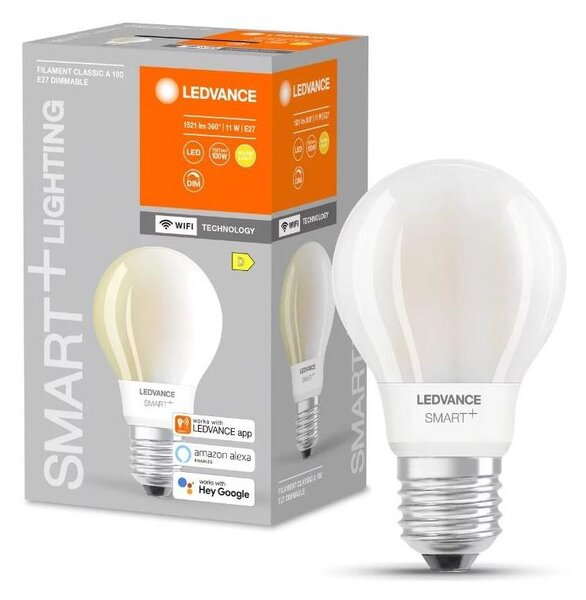 Ledvance LED Stmievateľná žiarovka SMART+ FILAMENT E27/11W/230V 2700K Wi-Fi - Ledvance P225560 + záruka 3 roky zadarmo