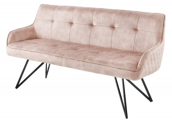 Dizajnová lavica Euphoria 160cm zamat champagne