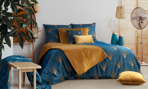 MAKOSATÉNOVÉ OBLIEČKY LIMITED COLLECTION LOTOS1 160X200 CM, 2KS 70X80 CM VZOROVANÉ