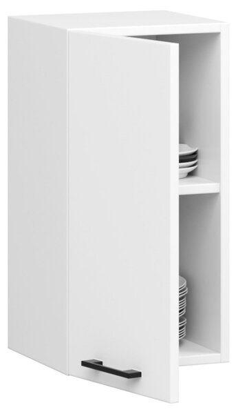 Ak furniture Kuchynská skrinka Olivia W 30 cm - biela závesná