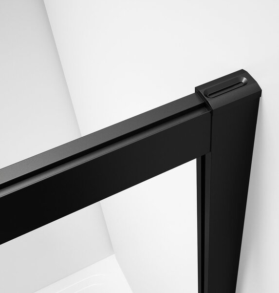 Gelco Gelco, SIGMA SIMPLY BLACK sprchové dvere posuvné pre rohový vstup 900 mm, sklo BRICK, GS2490B