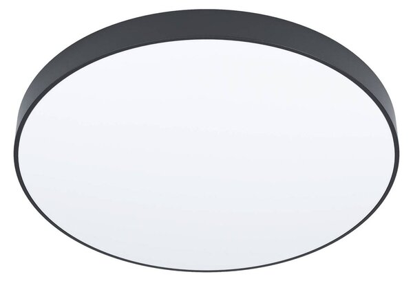 LED stropné svietidlo Zubieta-A, čierne, Ø45cm