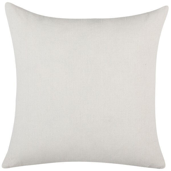 Sada 2 dekoratívnych vankúšov béžové kvetinový vzor 45 x 45 cm potlač glamour