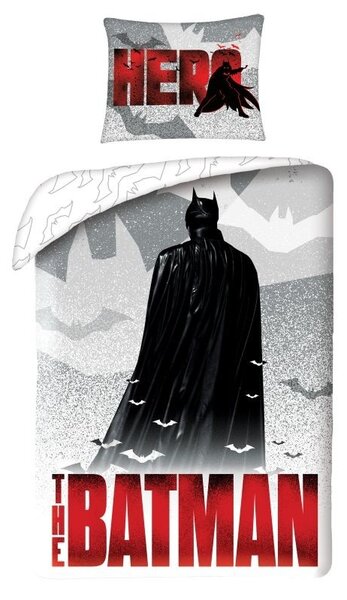 HALANTEX Obliečky Batman Hero Bavlna, 140/200, 70/90 cm