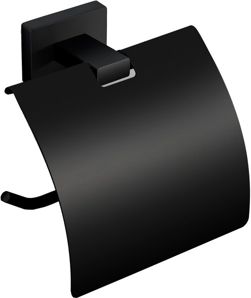 Mexen Arno, držiak na WC papier s krytkou, čierna matná, 7020733-70