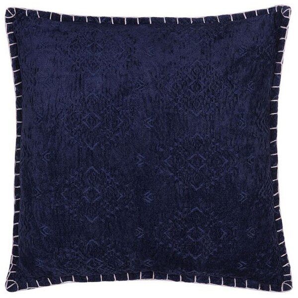 Dekoratívny vankúš modrý geometrický vzor 45 x 45 cm Vintage Glamour doplnky