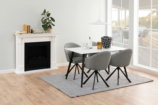 JEDÁLENSKÝ STÔL, biela, 140/80/75 cm P & B - Stoly, Online Only