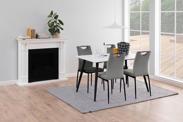 JEDÁLENSKÝ STÔL, biela, 140/80/75 cm P & B - Stoly, Online Only