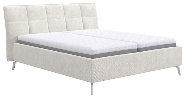 ČALÚNENÁ POSTEĽ, 180/200 cm, krémová Welnova - Postele