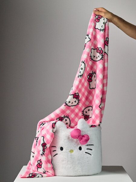 Sinsay - Detská deka Hello Kitty - ružová