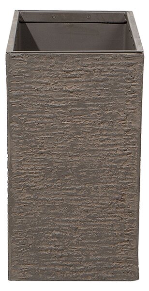 Kvetináč hnedý kamenný 50 x 70 x 29 cm izbový vonkajší obdĺžnikový moderný črepník