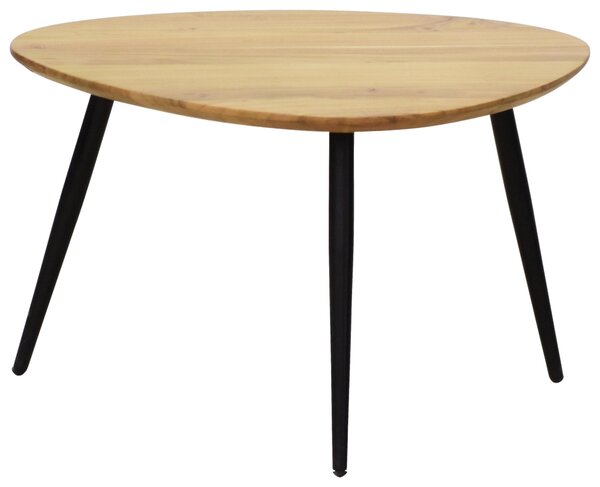 SADA KONFERENČNÝCH STOLÍKOV, čierna, farba akácie, drevo, kov, 74/68/45 cm Carryhome - Stolíky do obývačky