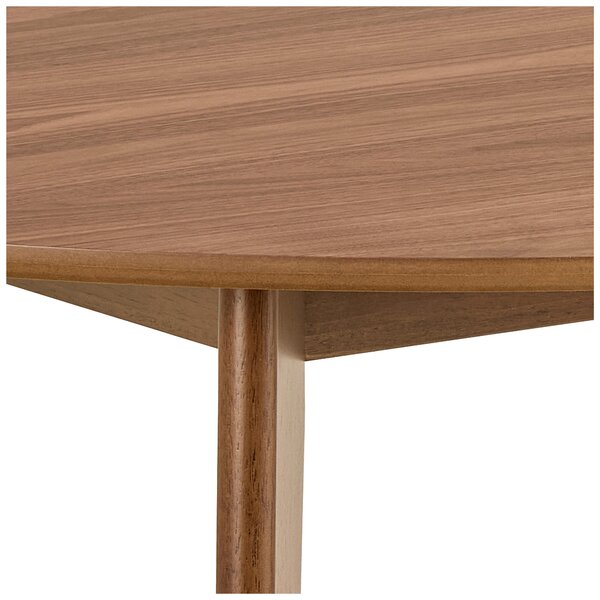 JEDÁLENSKÝ STÔL, orech, kaučukové drevo, farba vlašského orecha, 105/76 cm MID.YOU - Stoly, Online Only