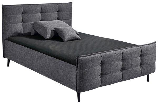 ČALÚNENÁ POSTEĽ, 140/200 cm antracitová MID.YOU - Postele, Online Only