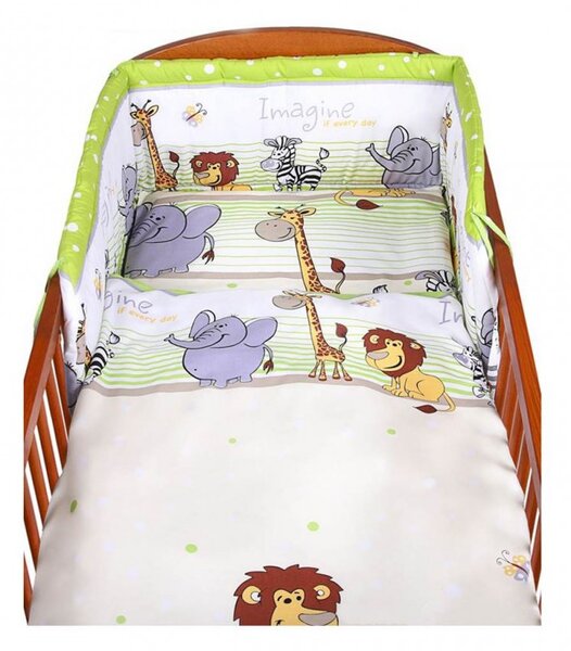 2-dielne posteľné obliečky New Baby 90/120 cm zelené safari, Vhodnosť: Pre všetkých