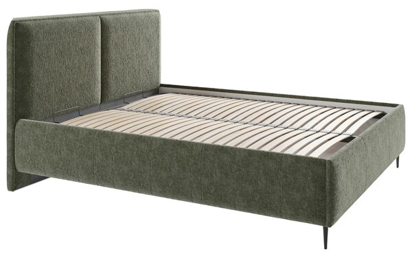 ČALÚNENÁ POSTEĽ, 180/200 cm, tmavozelená MID.YOU - Online Only spálne, Online Only