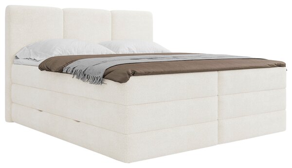 BOXSPRINGOVÁ POSTEĽ, 180/200 cm, biela MID.YOU - Online Only spálne, Online Only