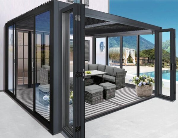 PERGOLA velikost: 396/231/299 cm Amatio - Zatienenie terasy, balkóna & záhrady