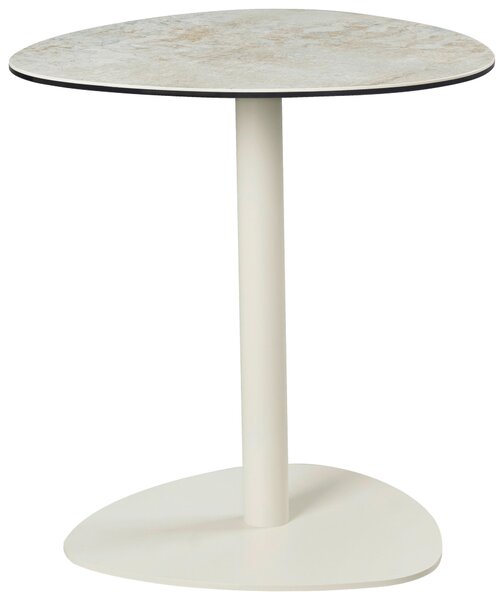 KONFERENČNÝ STOLÍK, taupe, sivobiela, kov, sklo, keramika, 50/50/54 cm Belluti - Stolíky do obývačky