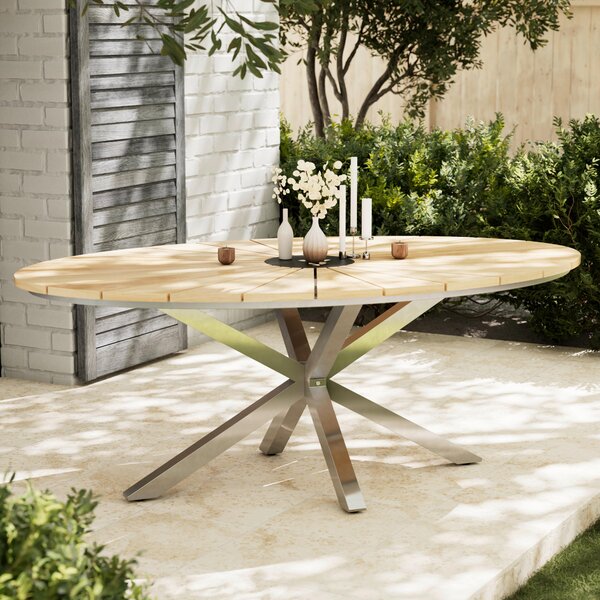 ZÁHRADNÝ STÔL, drevo, kov, 200/75/120 cm Ambia Garden - Online Only záhrada, Online Only
