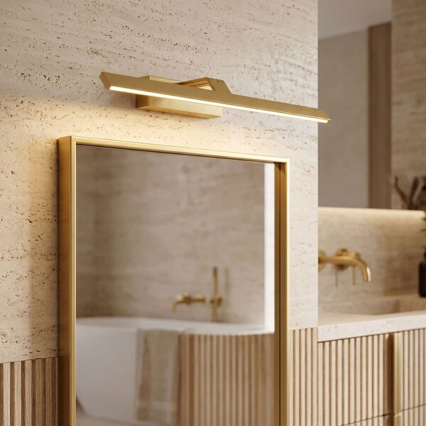 Toolight Toolight, LED nástenné svietidlo, 43cm, 8W, 4000K, 1000lm, SWE004-1W, zlatá lesklá, OSW-20103