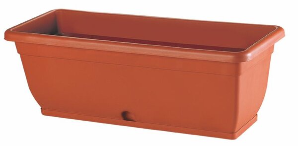 Heidrun Plastový kvetináč s podmiskou HEIDRUN 10x40x36cm