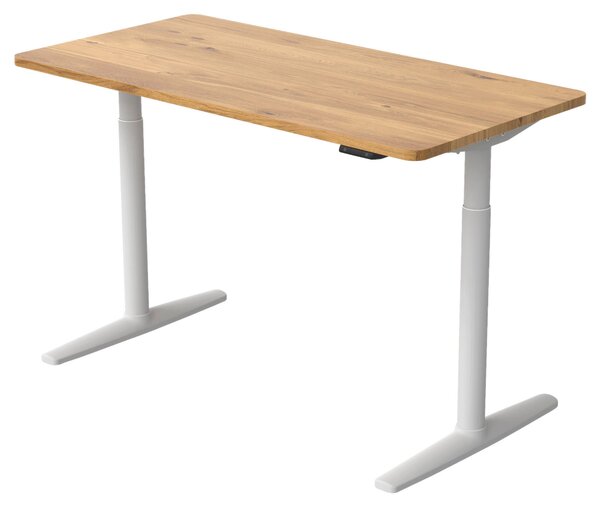 PÍSACÍ STÔL, farba duba, 140/70/71-116 cm Xora - Kancelárske stoly