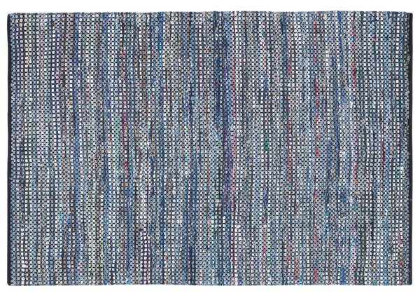 Koberec viacfarebný bavlnený 160 x 230 cm ručne tkaný izbový obdĺžnikový do interiéru