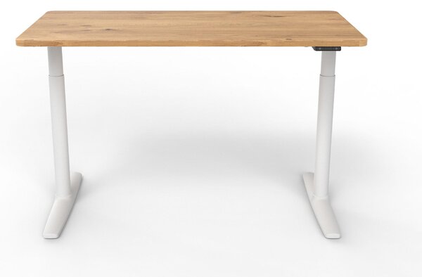 PÍSACÍ STÔL, farba duba, 140/70/71-116 cm Xora - Kancelárske stoly
