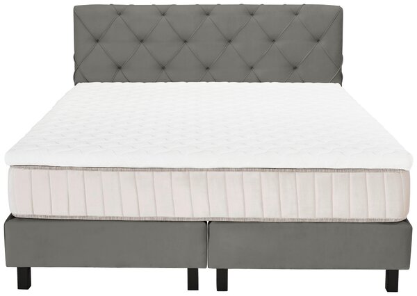 BOXSPRINGOVÁ POSTEĽ, 180/200 cm, sivá Esposa - Postele