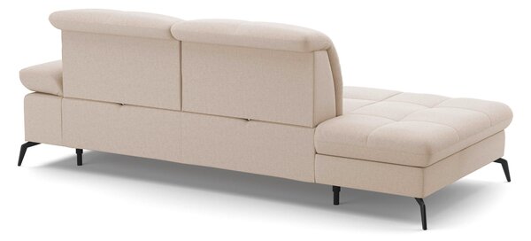 LEŇOŠKA, textil, krémová Sit & More - Online Only obývacie izby, Online Only