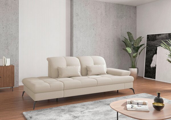 LEŇOŠKA, textil, krémová Sit & More - Online Only obývacie izby, Online Only