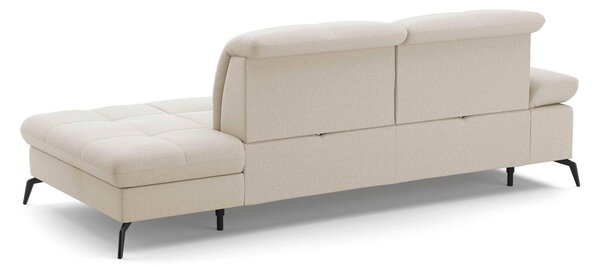 LEŇOŠKA, textil, krémová Sit & More - Online Only obývacie izby, Online Only