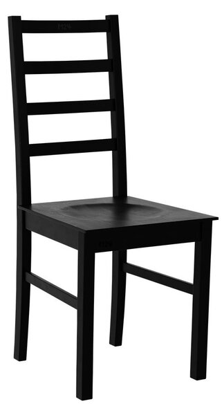 Drevená jedálenská stolička DANBURY 8 - čierna