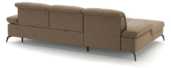 ROHOVÁ SEDAČKA, textil, svetlohnedá Sit & More - Sedačky, Online Only