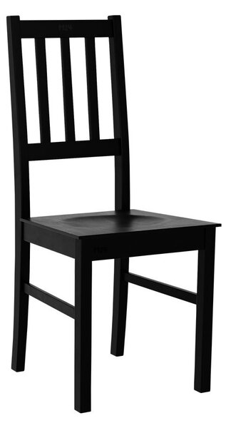 Drevená stolička do kuchyne EDON 4 - čierna