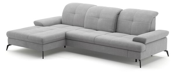 ROHOVÁ SEDAČKA, textil, svetlosivá Sit & More - Sedačky, Online Only