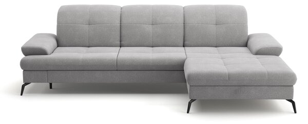 ROHOVÁ SEDAČKA, textil, svetlosivá Sit & More - Sedačky, Online Only
