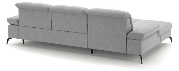ROHOVÁ SEDAČKA, textil, svetlosivá Sit & More - Sedačky, Online Only