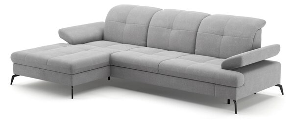 ROHOVÁ SEDAČKA, textil, svetlosivá Sit & More - Sedačky, Online Only