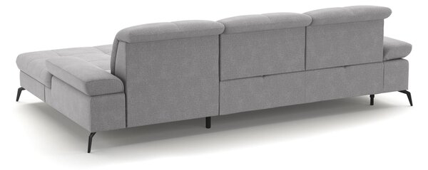 ROHOVÁ SEDAČKA, textil, svetlosivá Sit & More - Sedačky, Online Only