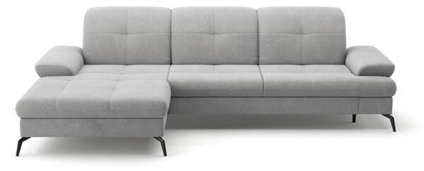 ROHOVÁ SEDAČKA, textil, svetlosivá Sit & More - Sedačky, Online Only