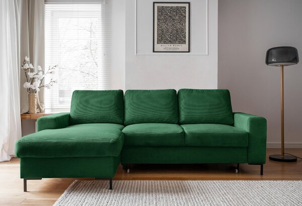 ROHOVÁ SEDAČKA, textil, smaragdovozelená MID.YOU - Sedačky, Online Only
