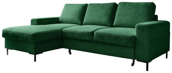 ROHOVÁ SEDAČKA, textil, smaragdovozelená MID.YOU - Sedačky, Online Only