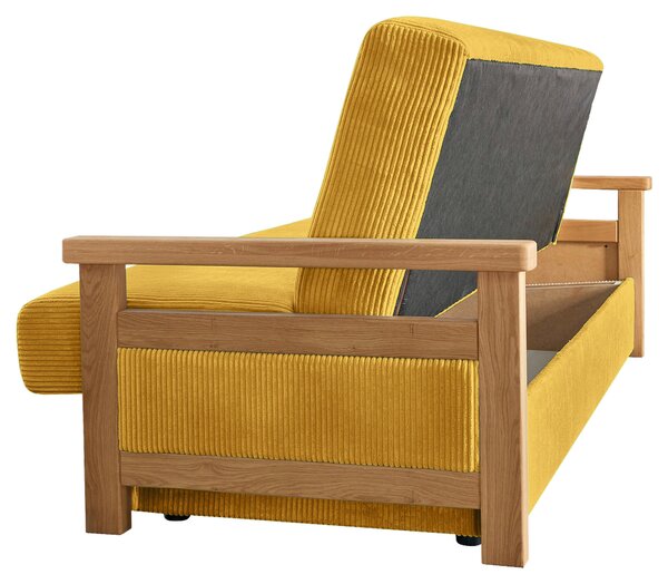 ROZKLADACIA POHOVKA, textil, horčicovožltá P & B - Sedačky, Online Only