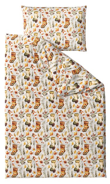Bavlnené obliečky AUTUMN SOCKS farebné Rozmer obliečky: 70 x 90 cm | 140 x 200 cm