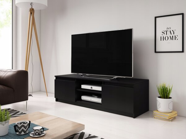 TV stolík DONATO 120 - čierny grafitový