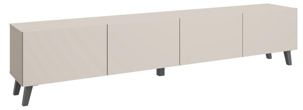 NÍZKA KOMODA, béžová, kašmírová, 190/40/32 cm P & B - TV nábytok, Online Only