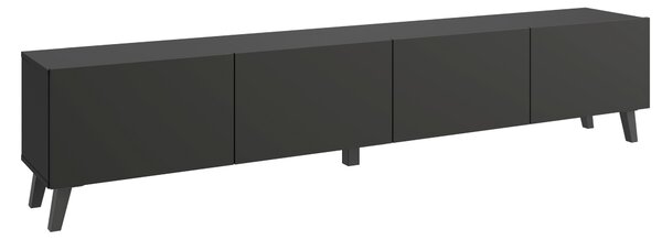 NÍZKA KOMODA, čierna, 190/40/32 cm P & B - Komody, Online Only
