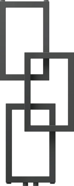 Mexen Grid, dekoratívny kúpeľňový radiátor 870 x 360 mm, 209 W, grafitová, W215-0870-360-00-66
